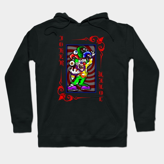 G.O.N. CARD DECK (JOKER RED) Hoodie by GardenOfNightmares